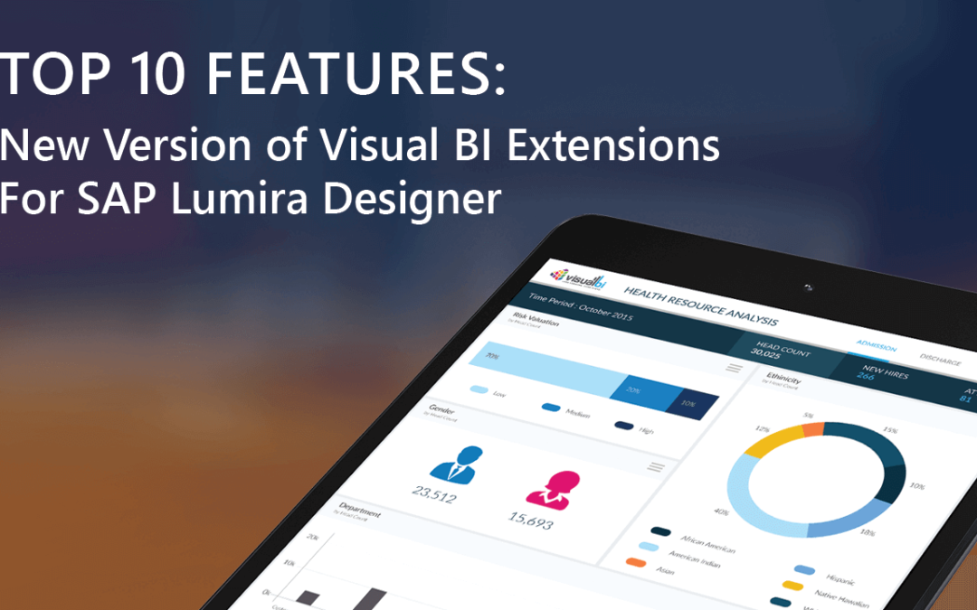 Top 10 features: New version of VBX for SAP Lumira Designer