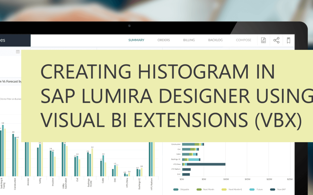 Creating Histogram in SAP Lumira Designer Using VBX