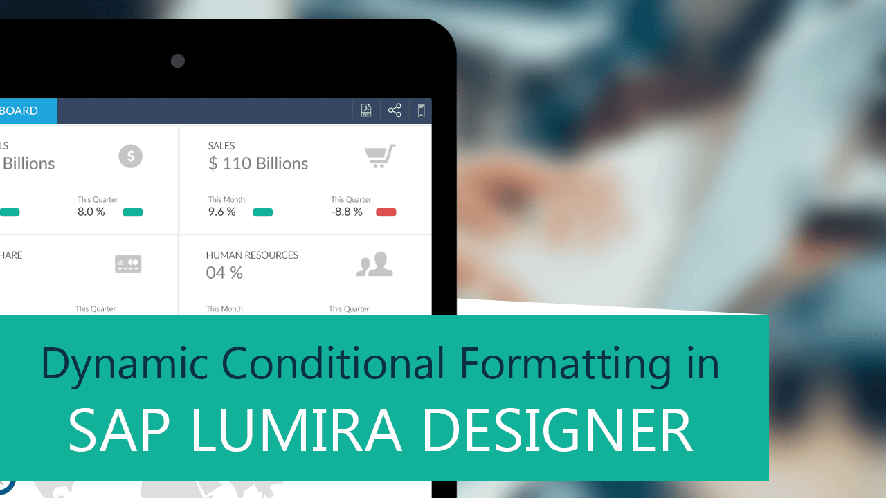 Dynamic Conditional Formatting In SAP Lumira Designer VBX Product ...