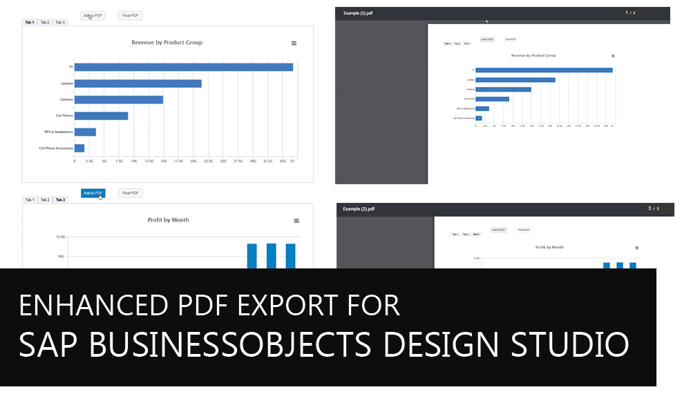 Enhanced PDF Export for SAP Business Objects Design Studio