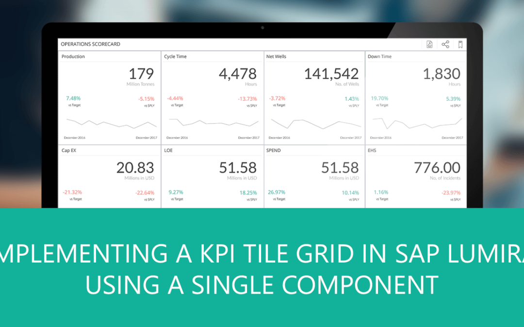 Implementing a KPI Tile Grid in SAP Lumira using a Single Component