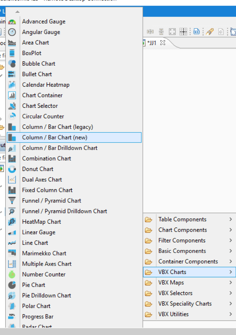 Pareto Trend using VBX in SAP Lumira Designer