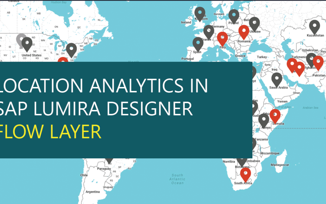 Location Analytics in SAP Lumira Designer – Flow Layer