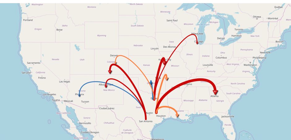 Location Analytics in SAP Lumira Designer – Flow Layer